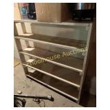 Cabinet for storage has 5 shelves is 41' x 41'