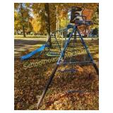 Swing set
You tear down and move
Located in