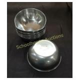 Marked Crome Stainless Steel Bowl-lette x8  one