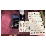 Assorted jewelry. Lots of hypo allergenic studs,