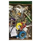 Flat of assorted jewelry