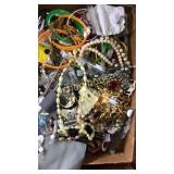 Flat of assorted jewelry