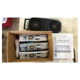 Assorted electronics. Ultronic radio, DVD Writer,