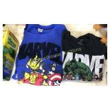 XL Marvel sweatshirt & tshirt