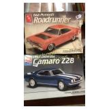 2 amt Ertl models. 1968 Roadrunner & 1967 Camaro