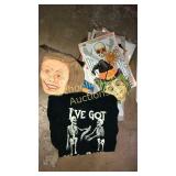 Halloween lot. Hillary mask, 3XL shirt, lots of