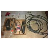 Wide assortment. Tools, cable, marshmallow