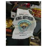 Vintage King Arthur flour apron advertising