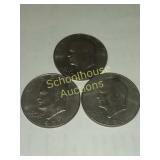 3 eisenhower dollars