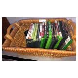 Basket of games & movies