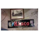 2 double sided Kinco glove signs + Goshen black &