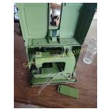 Elna sewing machine with case, W55 Switzerland