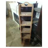 Primitive style little open shelf unit. Approx