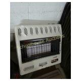 Flo warm gas wall heater