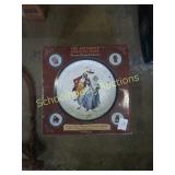 Norman Rockwell plates 10 1/2in 4 designs