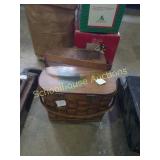 Pair of basket purses/sewing boxes