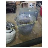 Galvanized bucket