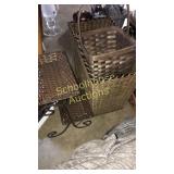 Decorative basket organizers