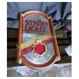 Stroh Light Beer Advertisement 18"marked on back