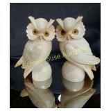 Beautiful Owl Statues 7' Marked Giammelli tagged