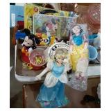 Lot of Mickey Mouse & Snow white dolls , record