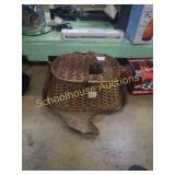 Decorative fishing basket