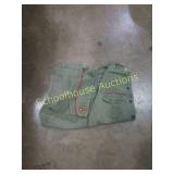 Vintage boy scout uniform. Shirt, pants, hat