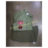 Boy scout senior uniform shirt and pants