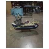 Fishing boat decorative item