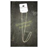 24k gold over sterling 24' chain