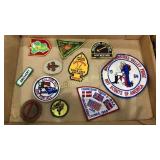 Flat of Boy Scout badges