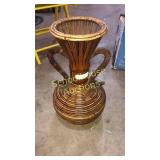 Bamboo basket roughly 20" tall