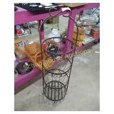 3 tier basket approx 4ft tall & 10" round