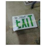 Exit sign