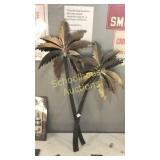 Metal palm trees 3D wall art approx 42 x 28