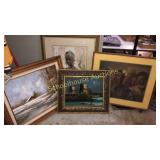 4 pc assorted artwork