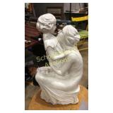 Mother & child statue approx 13' tall