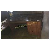 Nice wanna be marble top desk with two drawers