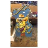 Twinkie the kid sign. 4'x2' raised plastic.
