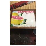 Florida grapefruit sign also double sided but in