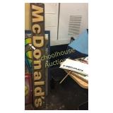 64'x8' plastic McDonald's sign