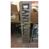 46'x9' cantaloupes sign wood
