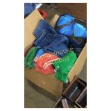 3 box lot. Men's clothes medium belts ties purses