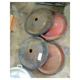 Set of 4 Vintage wheels approx 12'
