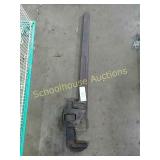 Large pipe wrench approx 24"