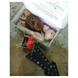 Group of 3 * baby doll parts, mini sign arrow &