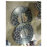 2 mirrors approx 15" round