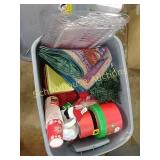 Tote of Christmas wonder* tray, boxes, cups &