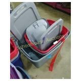 3 totes assorted