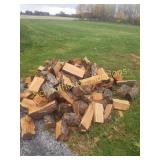 Group of seasoned cherry wood. Great for smoker!!